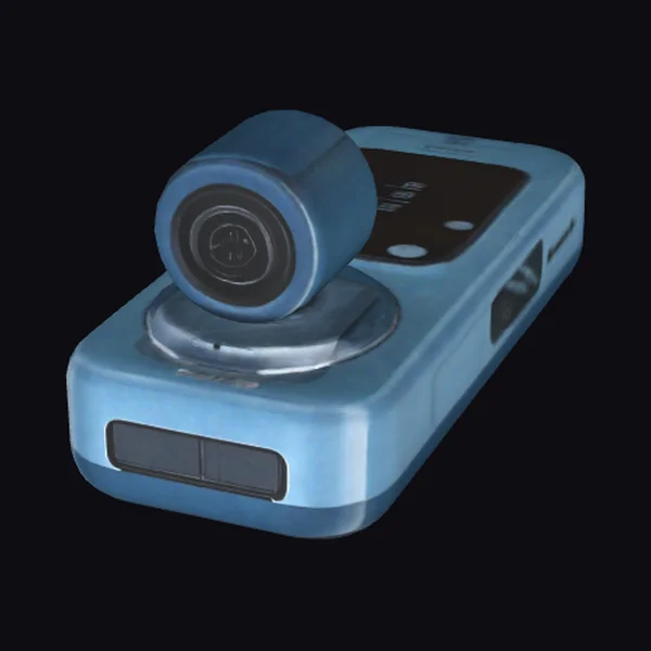 Blue Action Camera