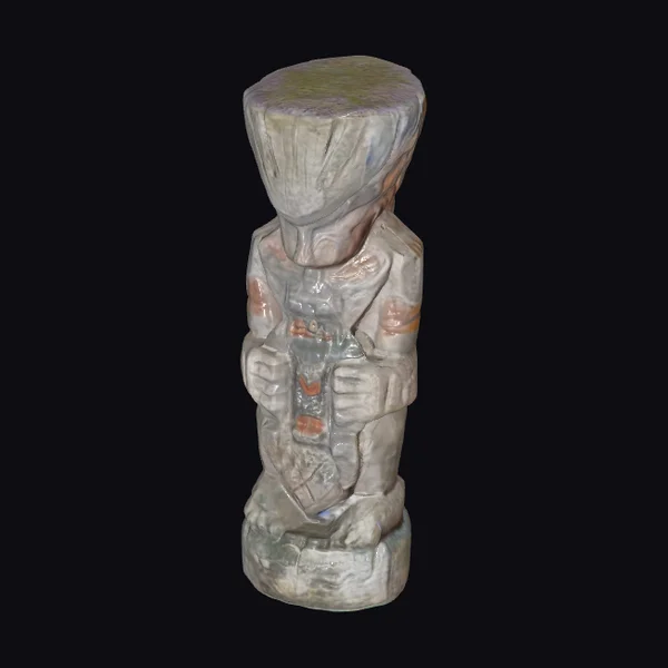 Wooden Totem Figure