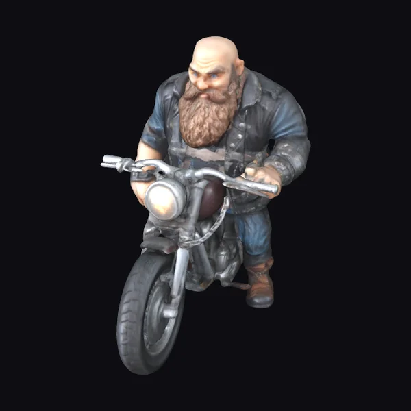 Bearded Biker Dwarf