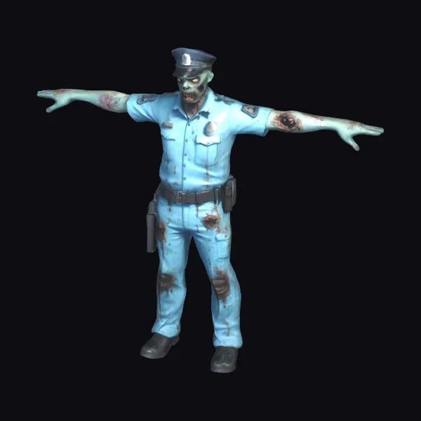 Zombie Police Officer