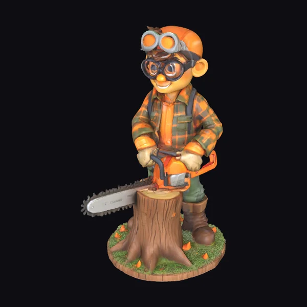 Lumberjack Cartoon Character