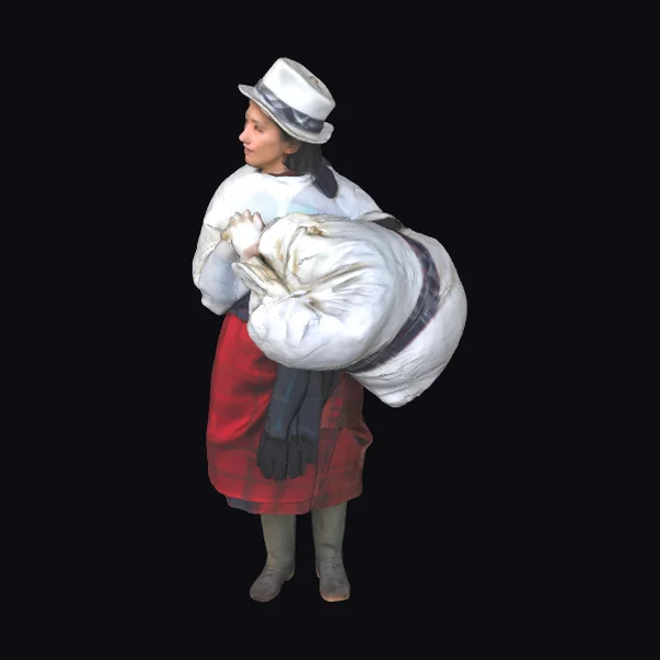 Andean Man with Bundle