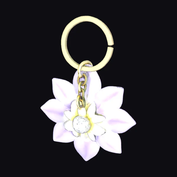 Delicate Flower Keychain