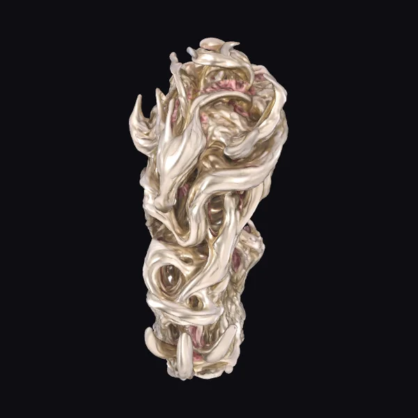 Abstract Metallic Sculpture