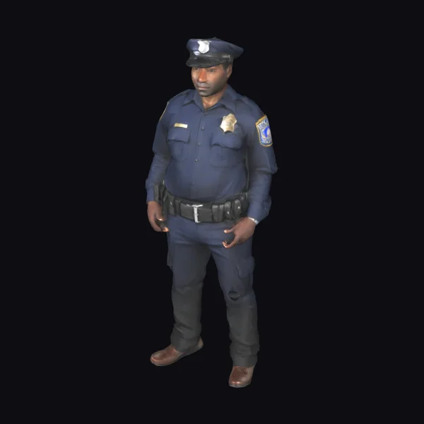 African American Police Officer