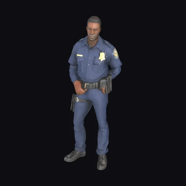 African American Police Officer