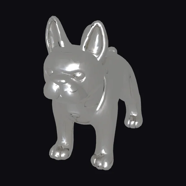 Shiny Bulldog Pendant