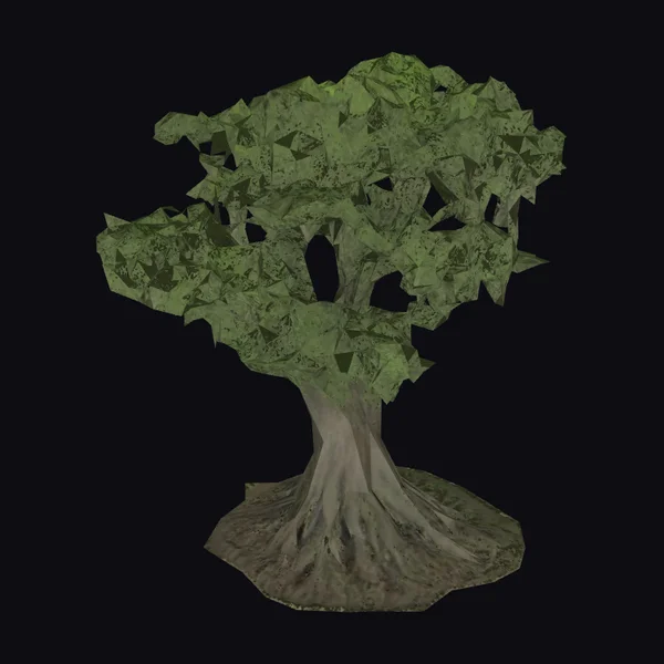 Ancient Tree with Foliage