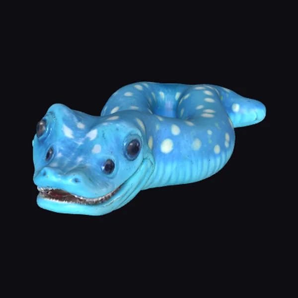 Blue Eel with Six Eyes