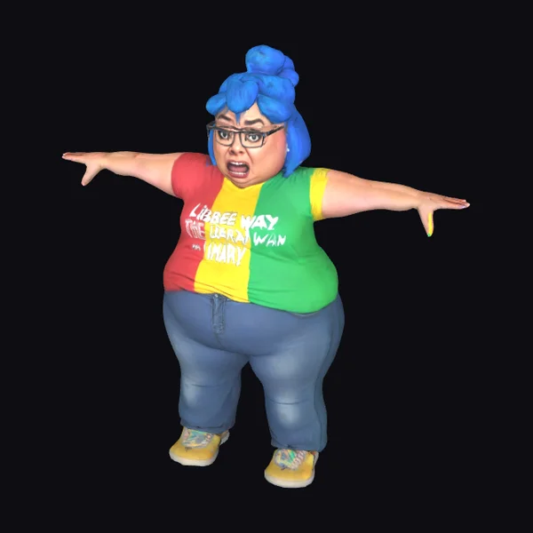 Obese Angry Liberal Woman