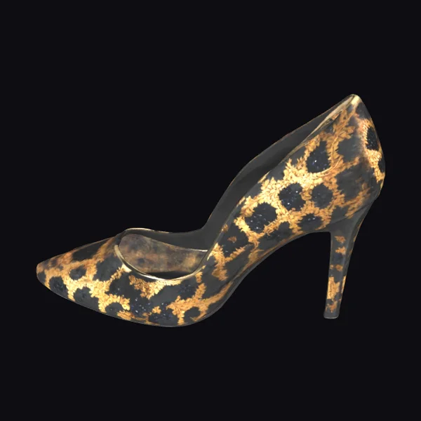 Leopard Print High Heel