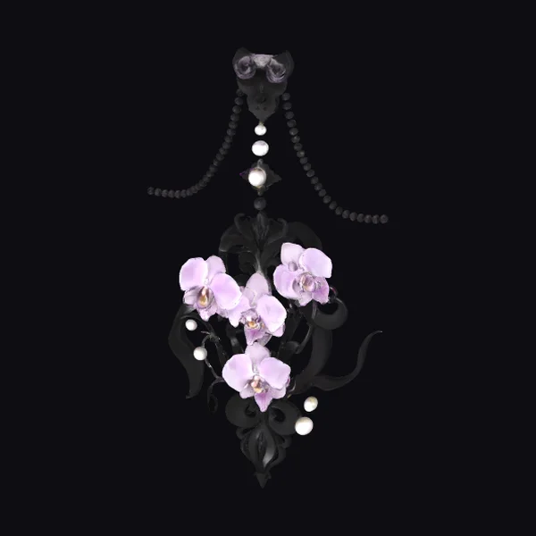 Ornate Orchid Necklace