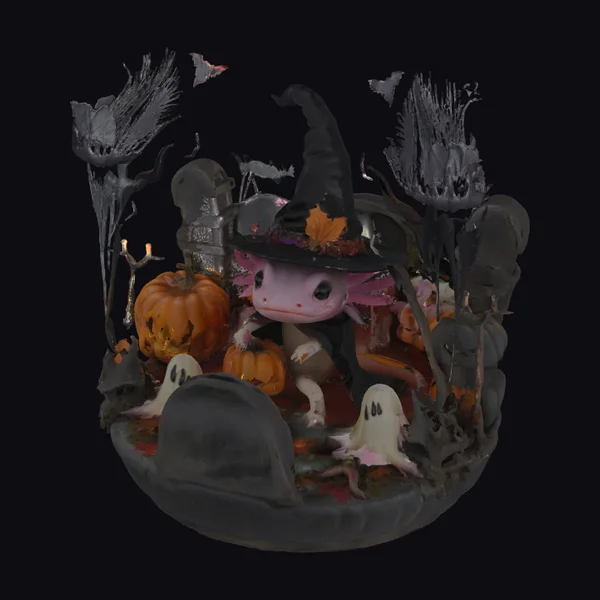 Axolotl Witch Scene