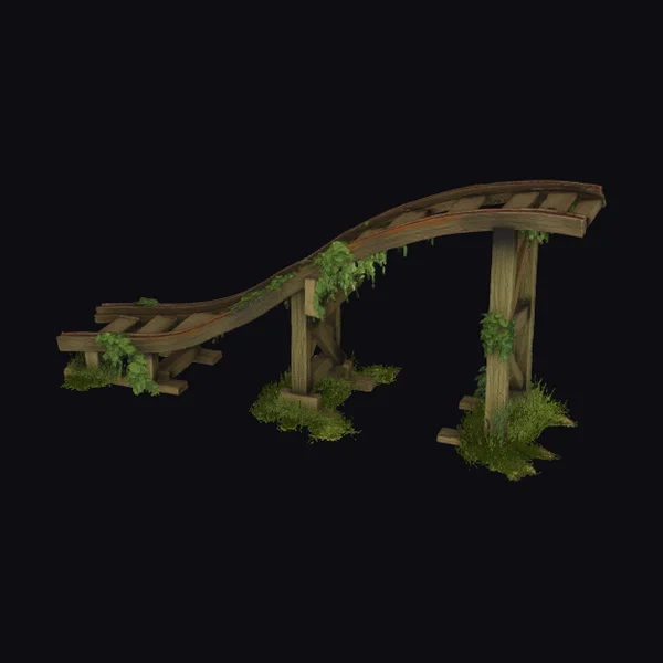 Abandoned Roller Coaster Track