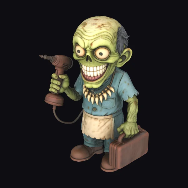 Zombie Dentist Character