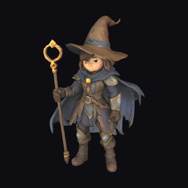 Young Sorcerer in Armor