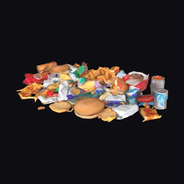 Fast Food Trash Heap