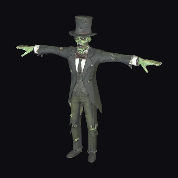 Zombie in Top Hat