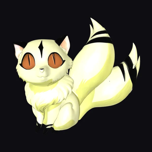 Yellow Feline Creature