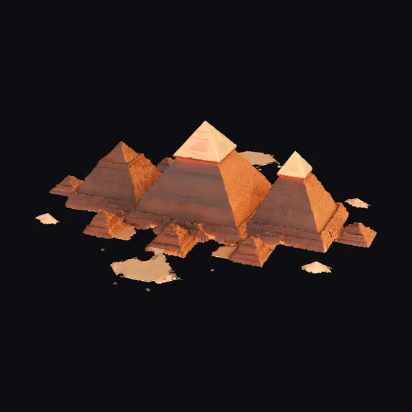 Ancient Egyptian Pyramids Ruins