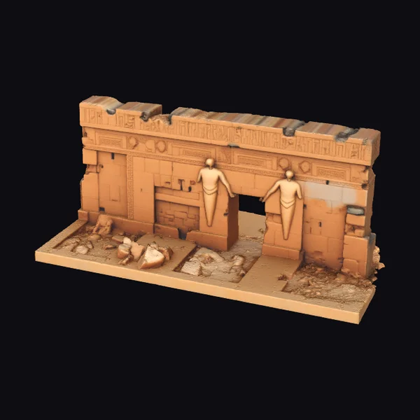 Ancient Egyptian Temple Entrance