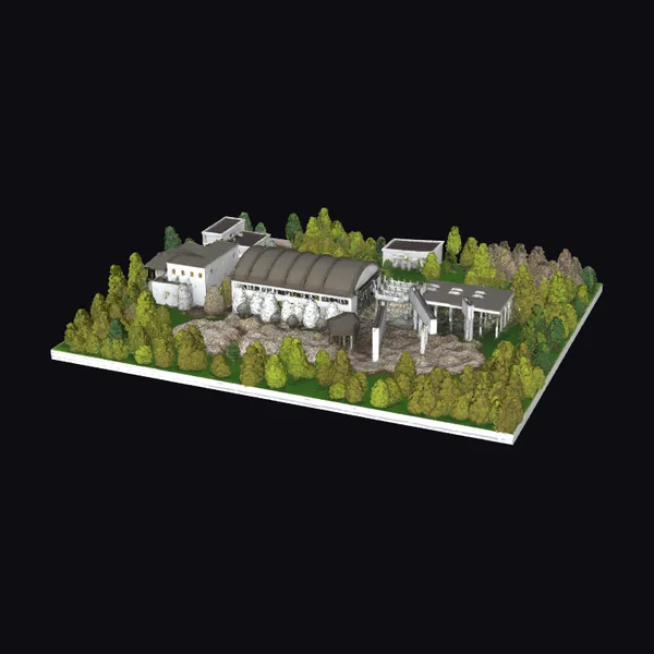 Abandoned Industrial Warehouse Complex