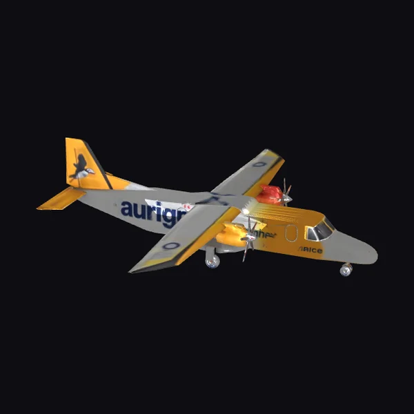 Yellow and Gray Airplane