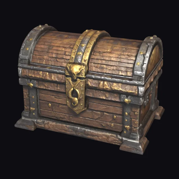 Wooden Treasure Chest