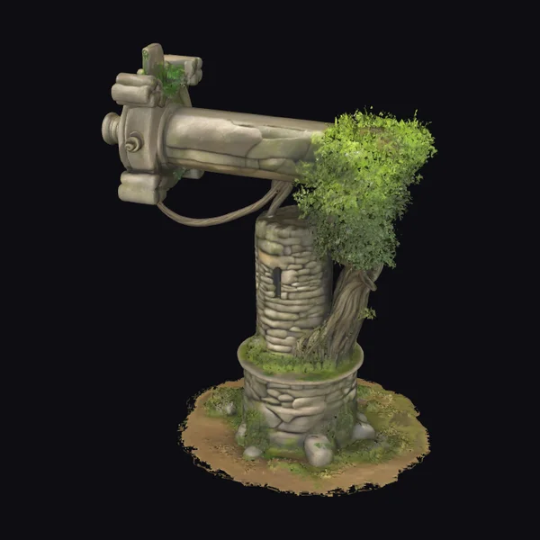 Overgrown Ancient Catapult