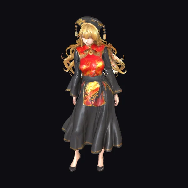 Asian Styled Female Character