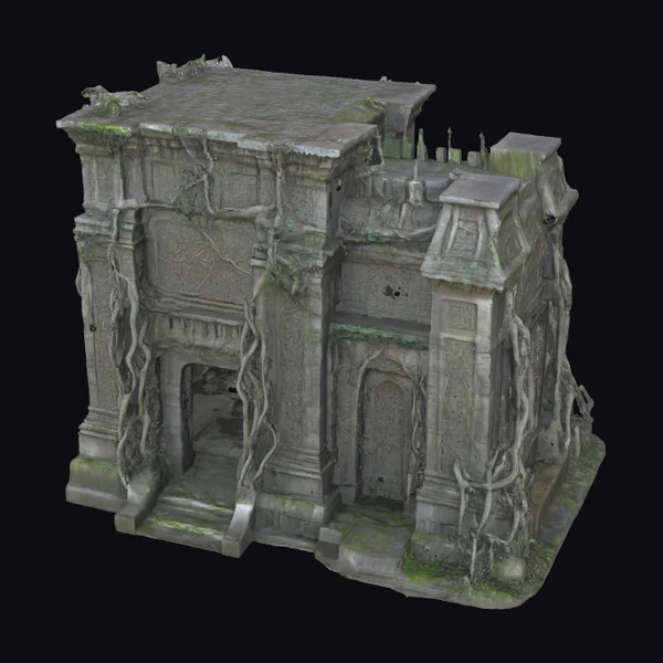 Ancient Stone Temple Ruins