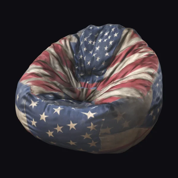 American Flag Bean Bag