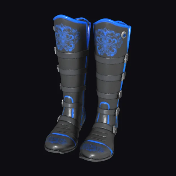Midnight Blue Boots