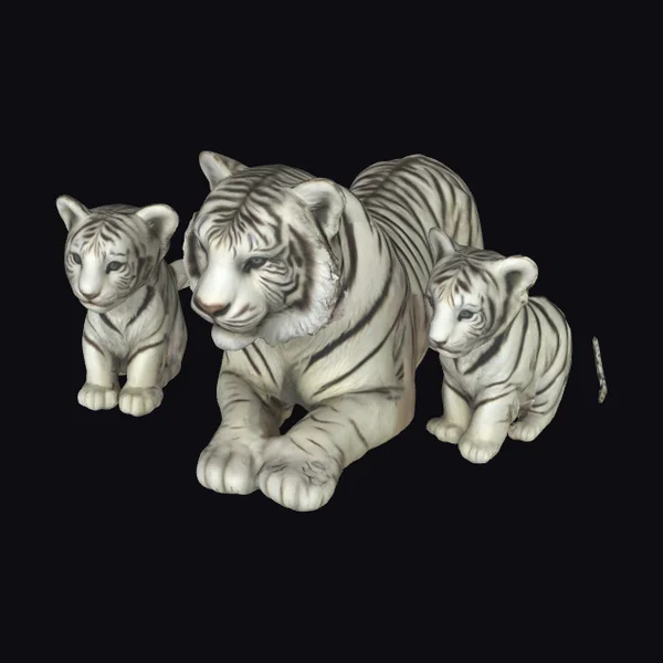 White Tiger Family Trio