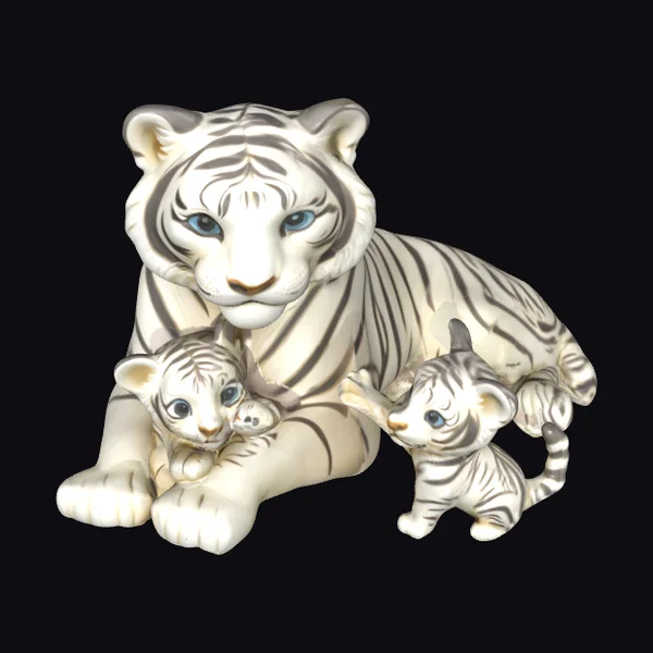 White Tiger Family Portrait