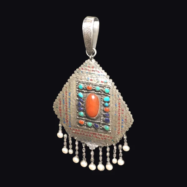 Vibrant Kuchi Style Pendant