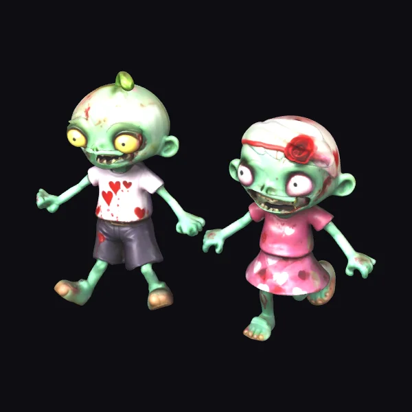 Cute Zombie Couple