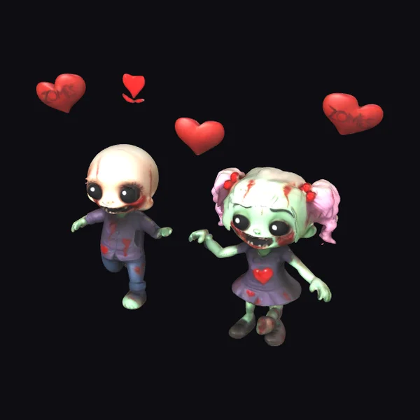 Cute Zombie Children