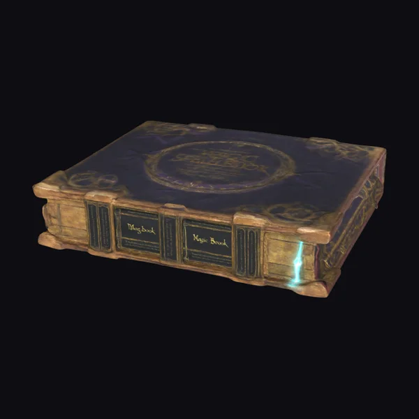 Ancient Leather Spellbook
