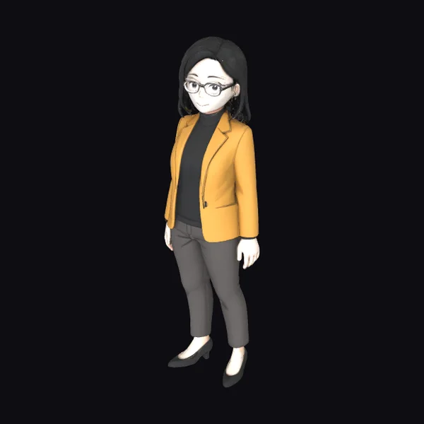 Businesswoman in Yellow Blazer