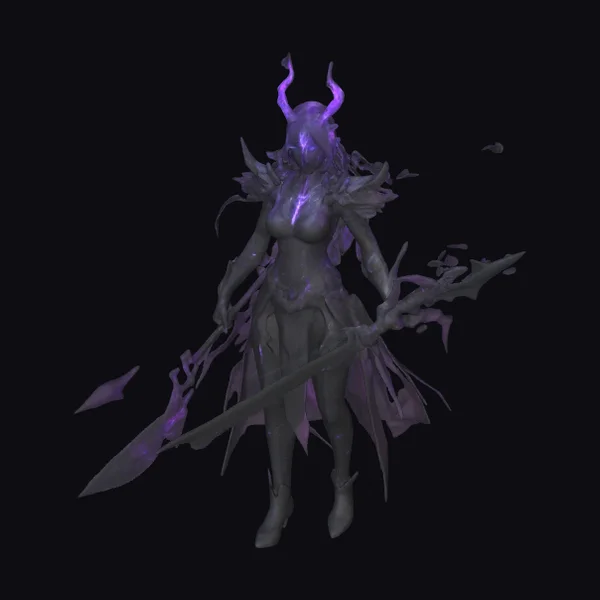 Shadowy Female Warrior