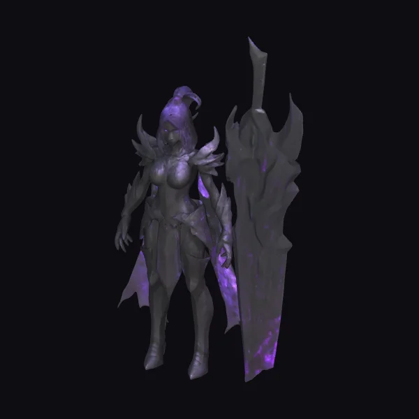 Shadowy Female Warrior