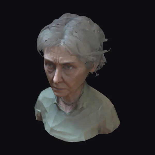 Woman Late 50s Bust