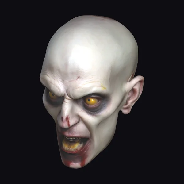 Bald Vampire Head