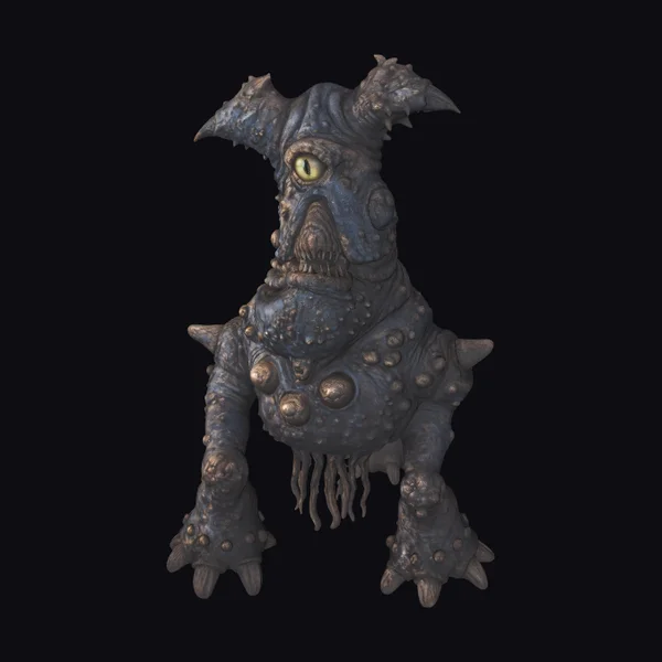 Alien Creature with Spikes