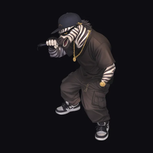 Zebra Hip Hop Artist