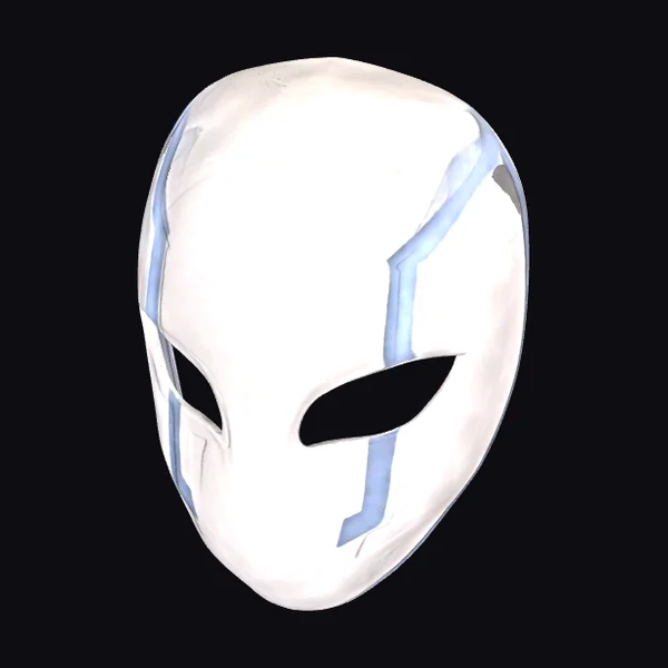 Cracked Glass Face Mask