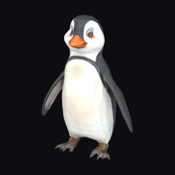 Animated Penguin Walking