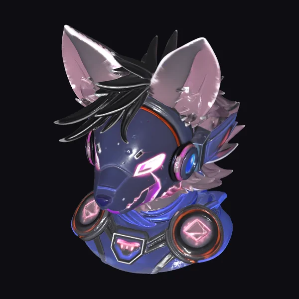 Cyber Fox Head