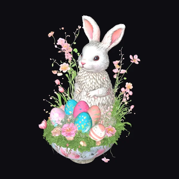 Easter Bunny Egg Basket